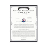 Animal Housing Reasonable Request