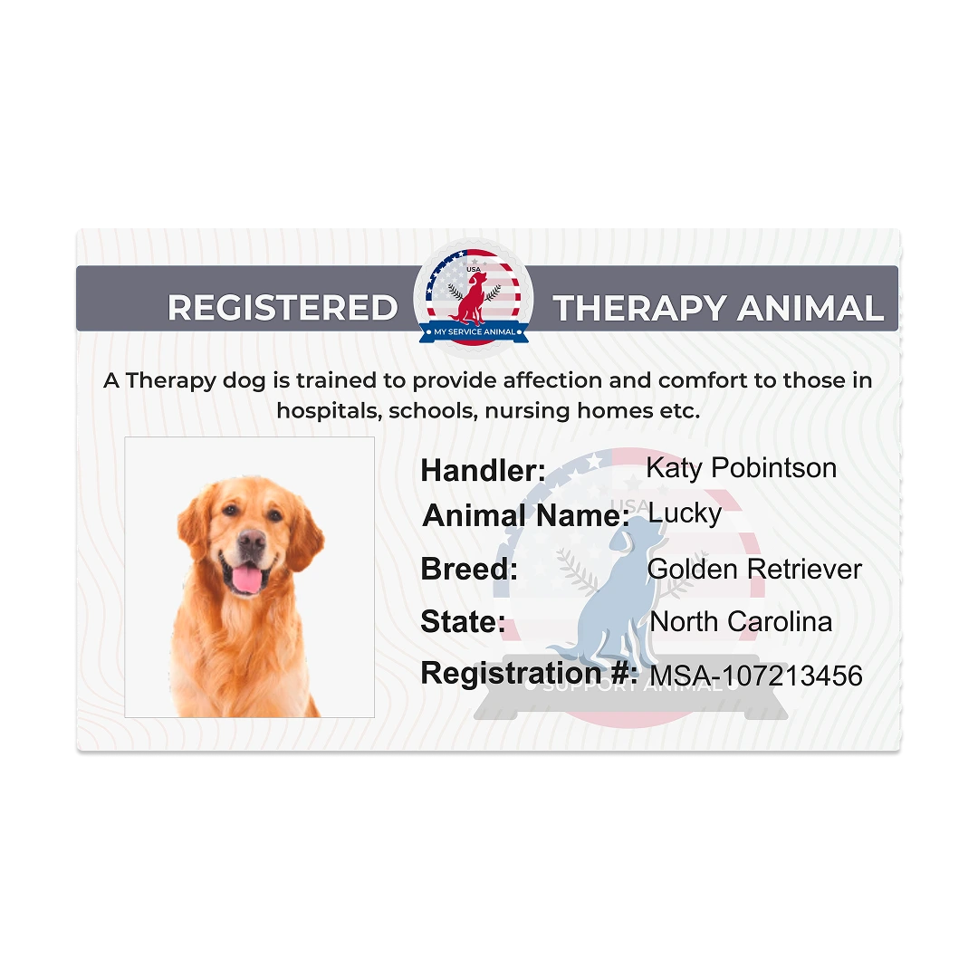 Therapy Animal Registration