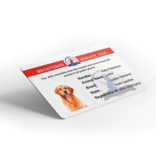 Service Dog Id Card
