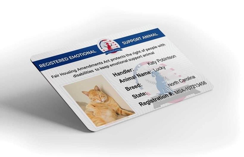 ESA Cat ID card