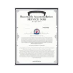 Animal Housing Reasonable Request