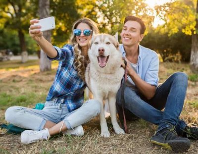 ESA DOG selfie