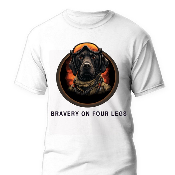 Bravery On Four Legs tshirt