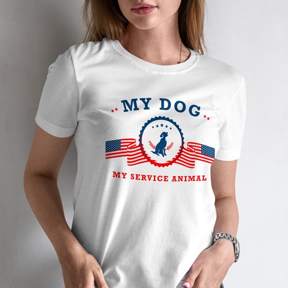 My Dog MyServiceAnimal tshirt