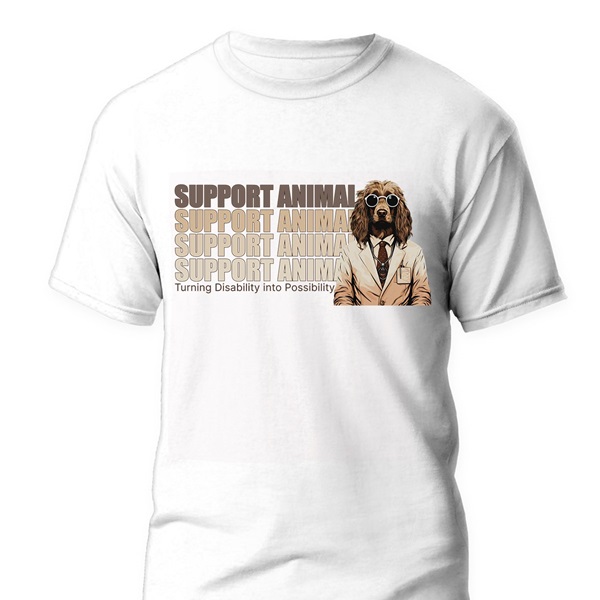 Support Animal Dissability to Posibilitty tshirt