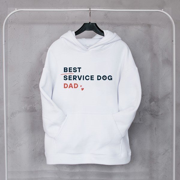 Best service dog MOM hoodie