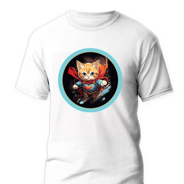 ESA cat super hero tshirt