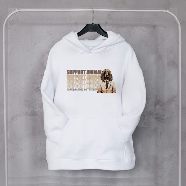 support animal posibility hoodie