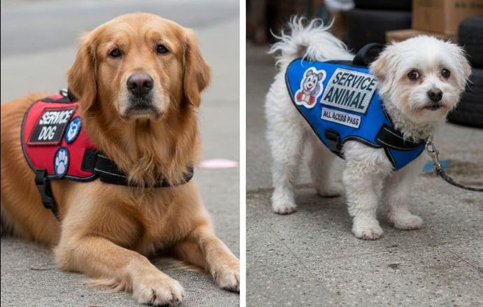 Real Service Dog Vest Vs Fake