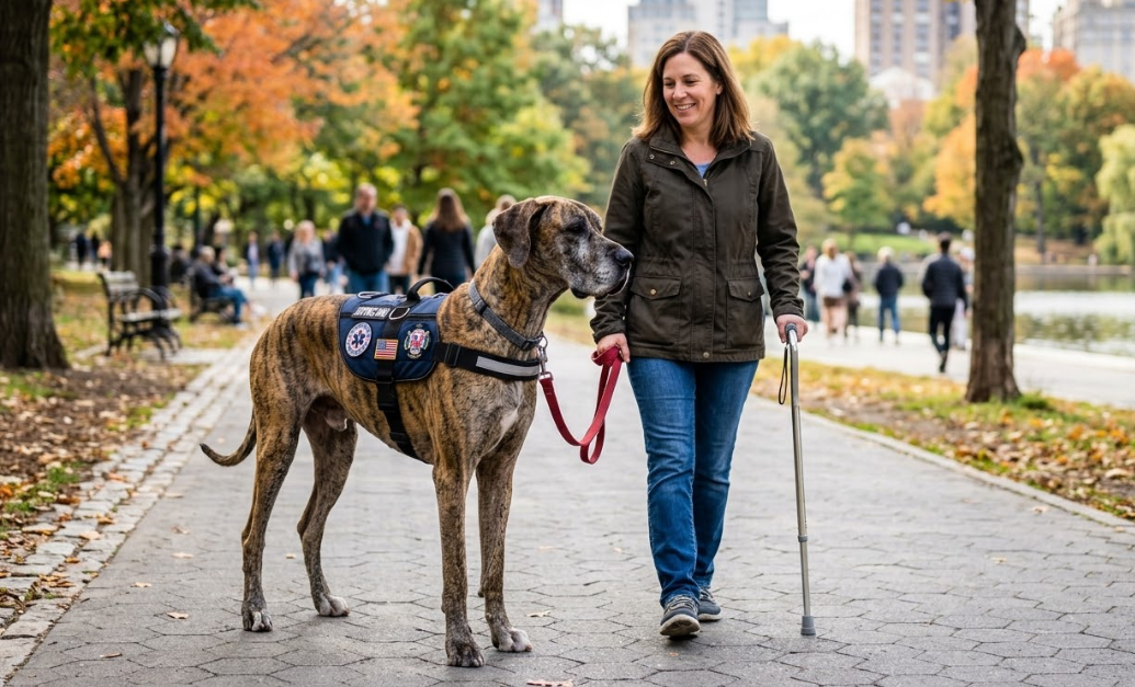 great dane service dog