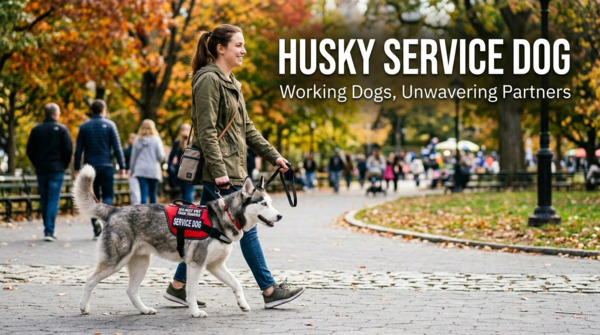 husky service dog
