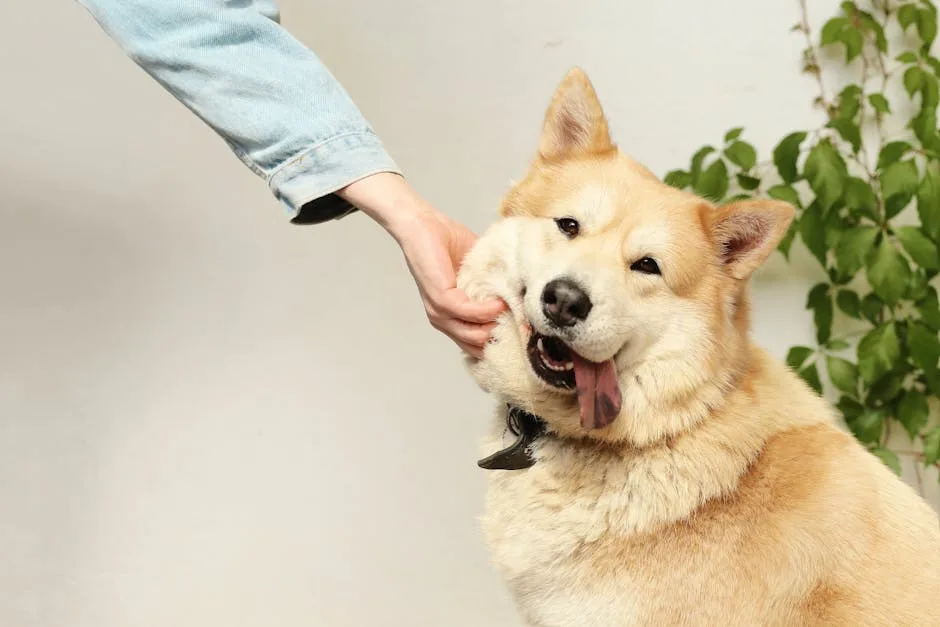 Happy ESA owner with emotional support dog in pet-friendly housing