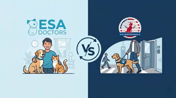 esa doctors vs my service animal