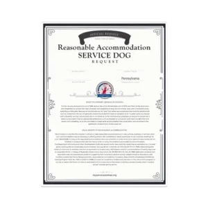 Service Dog Letter to Landlord