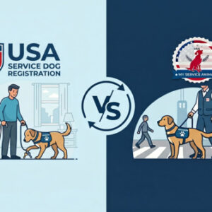 usa service dog registration vs my service animal